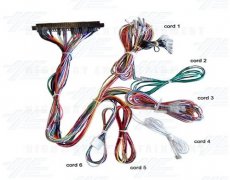 Casino machine wire harness